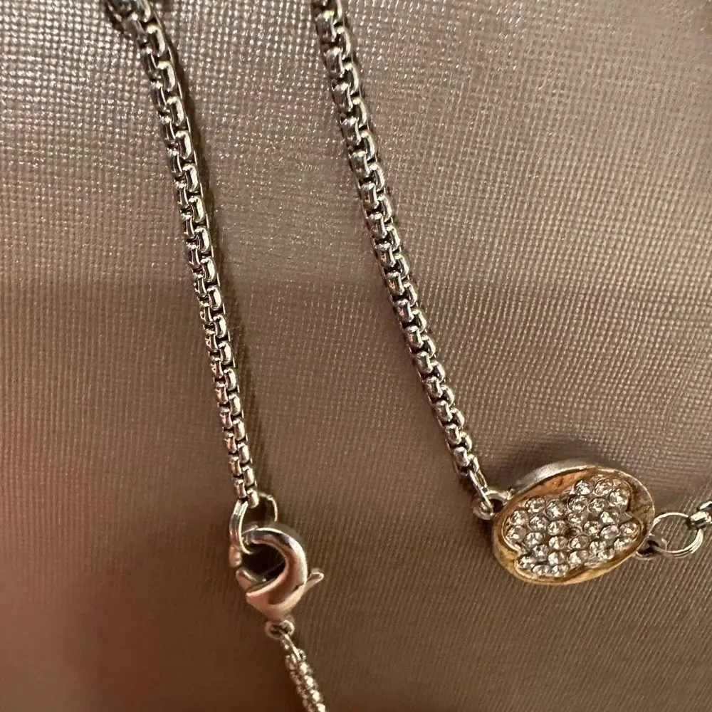 𝅺Two Toned Long Layered Necklace